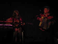 Anna sings, Gavin accordions
