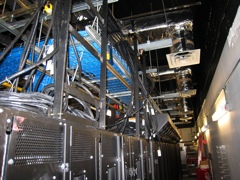 Lots of overhead cabling
