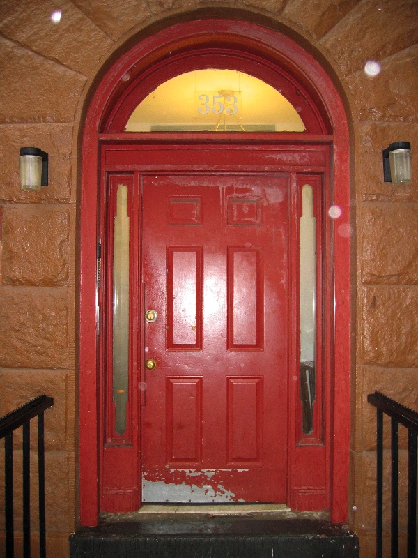 Building's main entrance