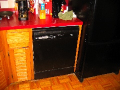 Full-sized dishwasher!