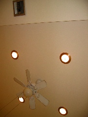 Ceiling in little room