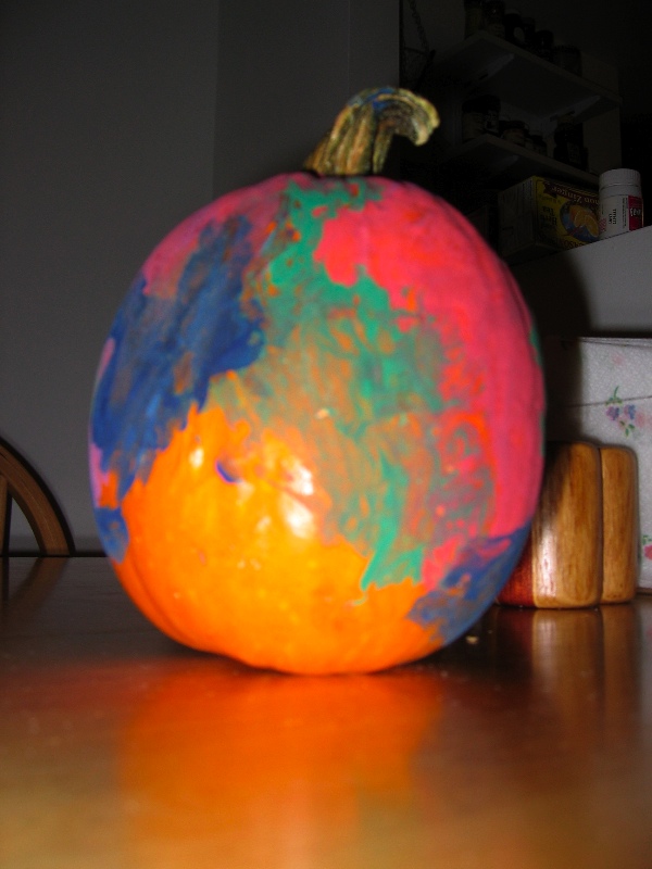 Painted pumpkin