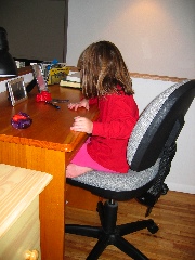 Looking at her picture