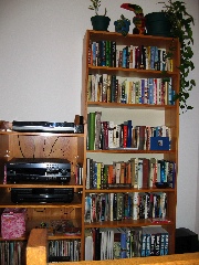 Stereo & books