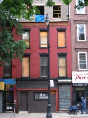 Now it's boarded up