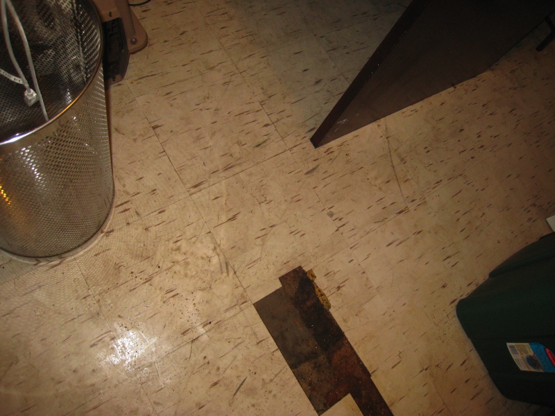 floor of server closet