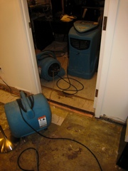 dehumidifying the server closet