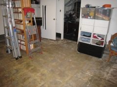 Our bedroom, sans carpet and lower wall - 4