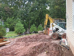 Finishing up the new house