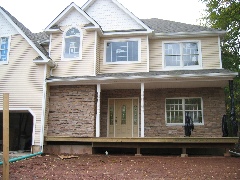 New house's entrance