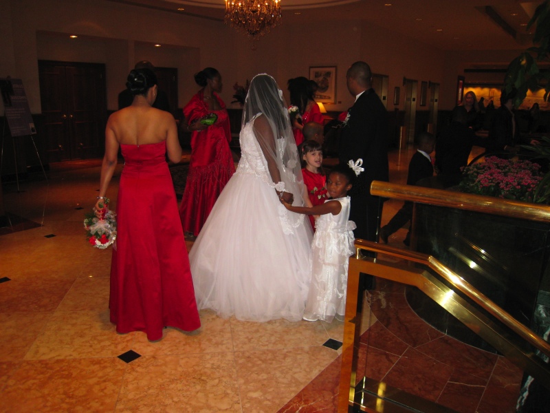 Wedding party, with Julia in the midst