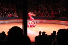 Landing, feet first, on the pedals