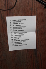LSC set list