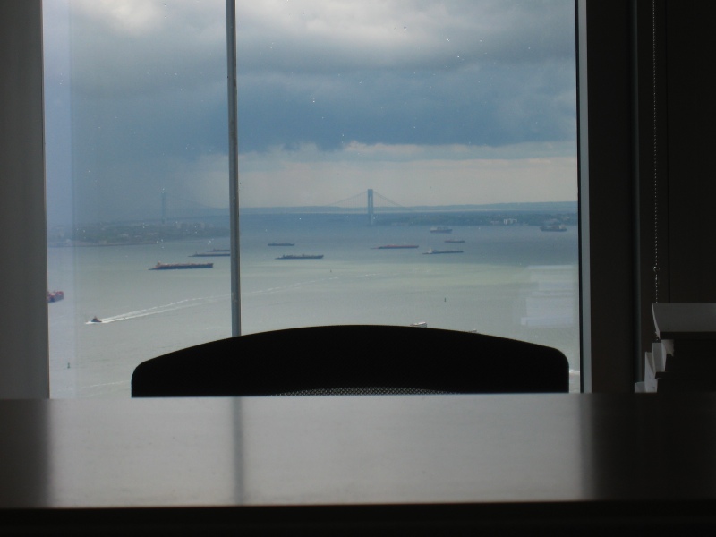 Fleet week, seen from my desk