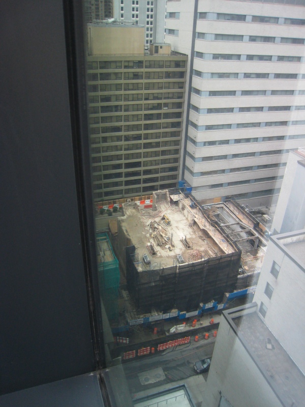 Demolition across 69th Street