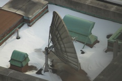 Memorial radio dish