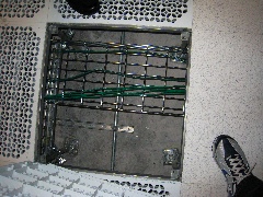 Under-floor cabling