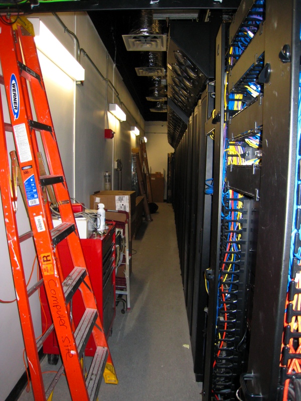 East wall, looking north