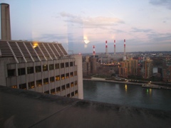 Looking at, and over, Roosevelt Island