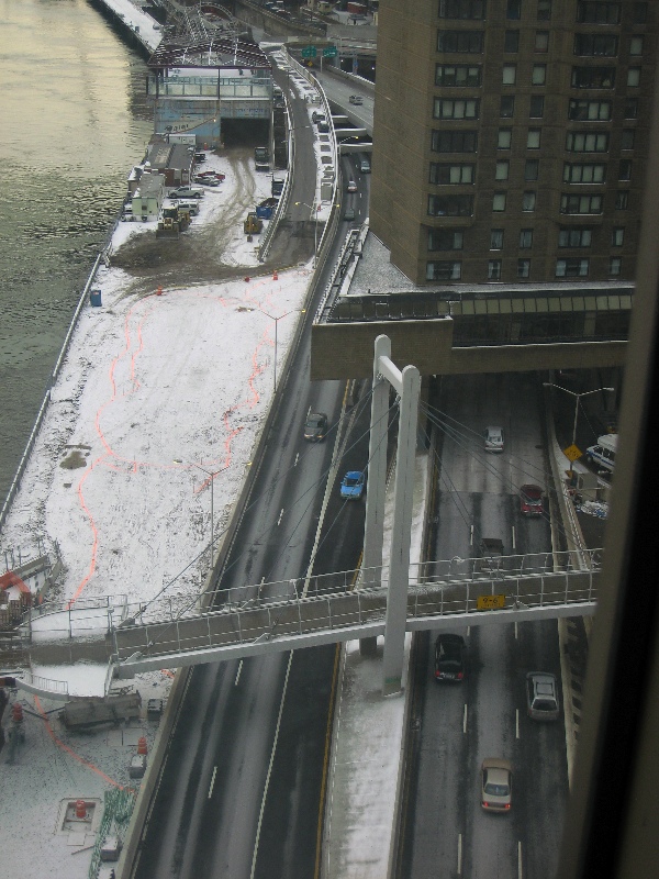 Bridge to the promenade