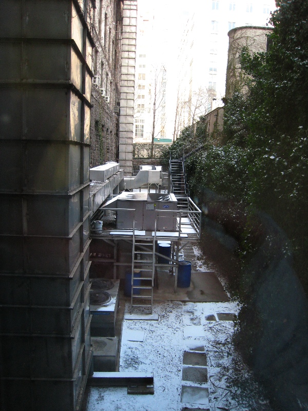 Back of Theobald Smith Hall (my building)