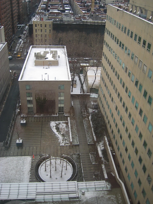 DW Bronk Hall on the right