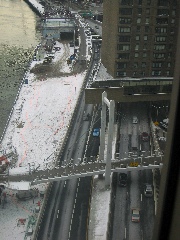 Bridge to the promenade