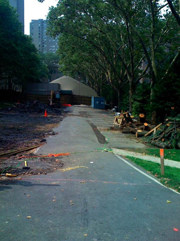 Electrical vault goes under the lot (iPhone)