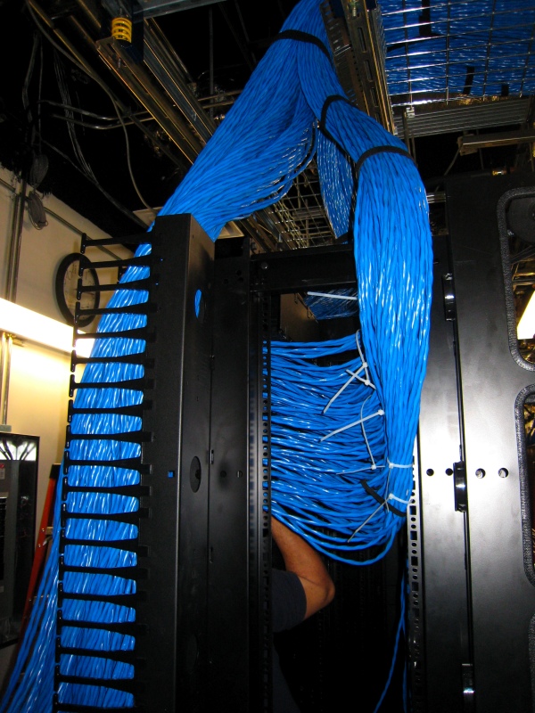 This much Cat6A is heavy & bulky