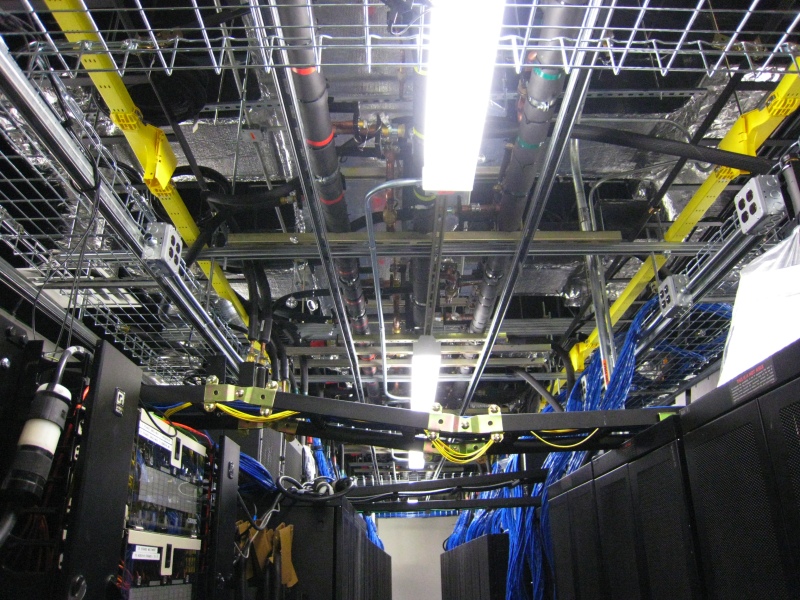 Center aisle & busy ceiling