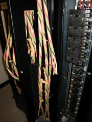 Paper insulation inside cabinets