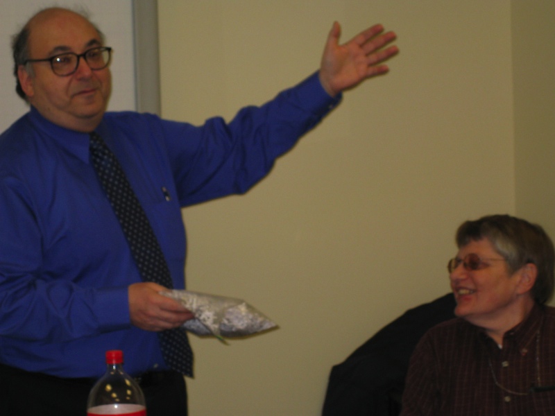 Armand gives paper shreds