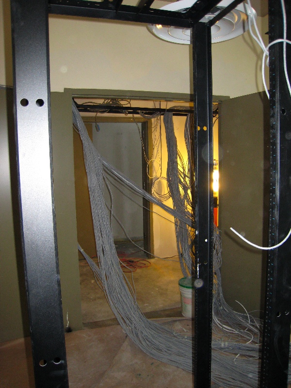 Wiring in the closet