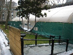 I don't know if the fencing is temporary