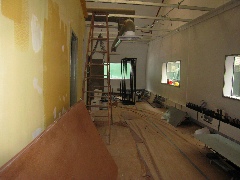 Outside the rack area