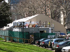 Blowtorches on the roof