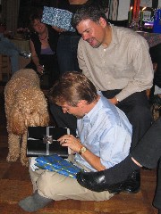 Peggy put a picture of Seth in the album cover